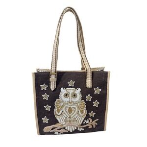 America & Beyond Creature‎ Beaded Tote-Owl the Twilight Guardian
